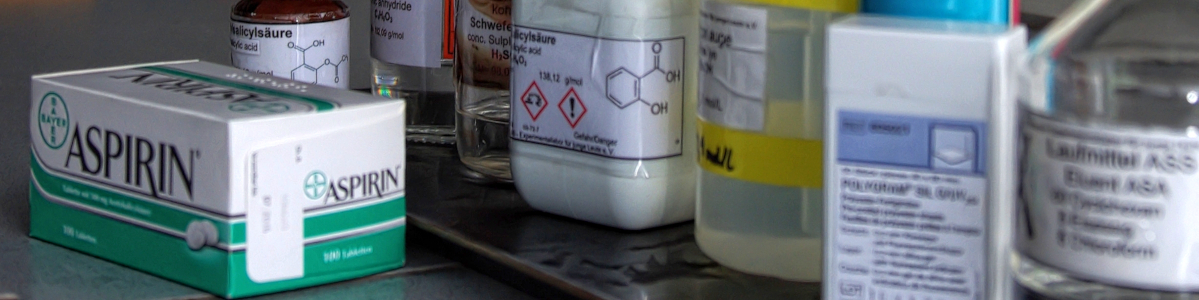 Photo Department of Medical Chemistry, Aspirin – Synthesis and Analysis